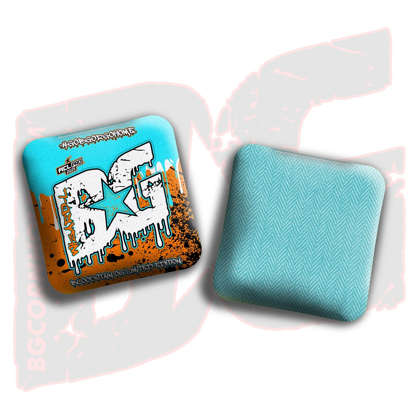 2025 Multiple Bag Models “OG Bloodstain” - ACL Pro Stamped Cornhole Bags - SET OF 4 BAGS