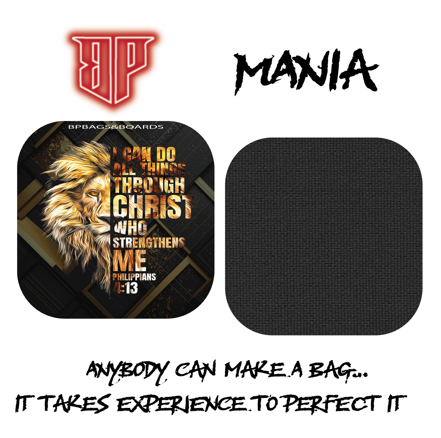 BP Mania Faith Backyard Cornhole Bags