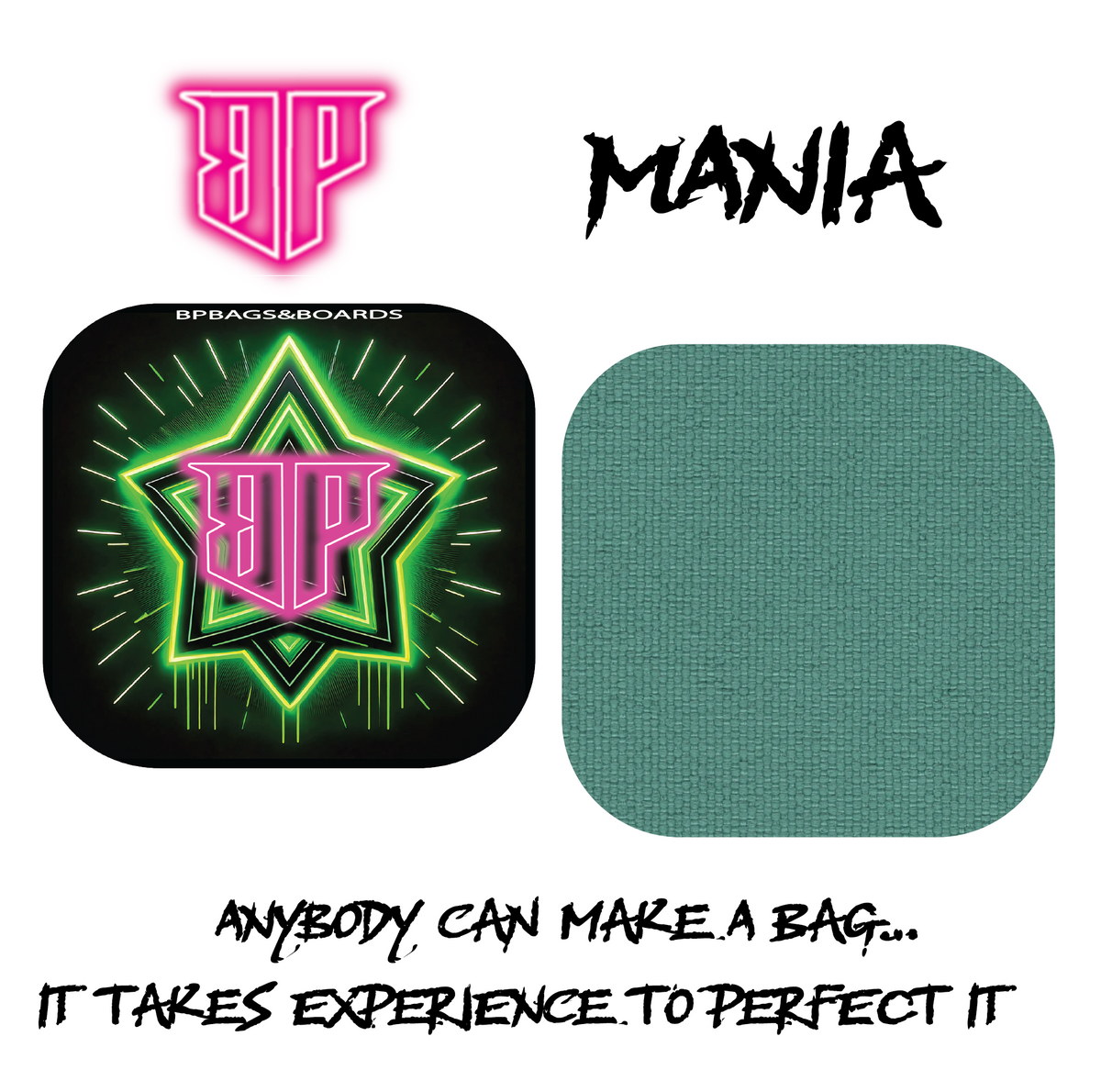 BP Mania Neon Stars Backyard Cornhole Bags