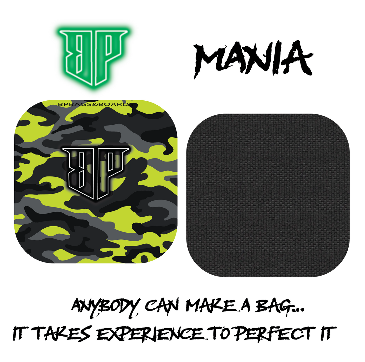 BP Mania Camo Backyard Cornhole Bags