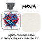 BP Mania Neon Stars Backyard Cornhole Bags
