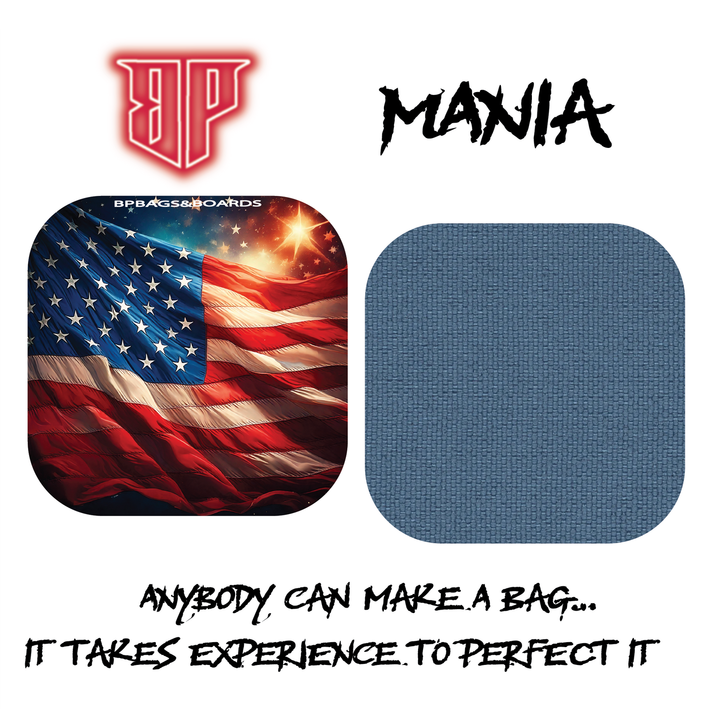 BP Mania American Flag Backyard Cornhole Bags