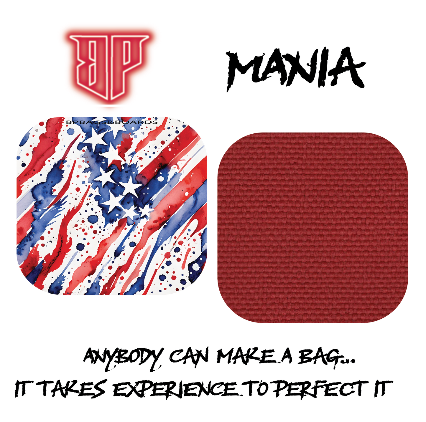 BP Mania American Flag Backyard Cornhole Bags