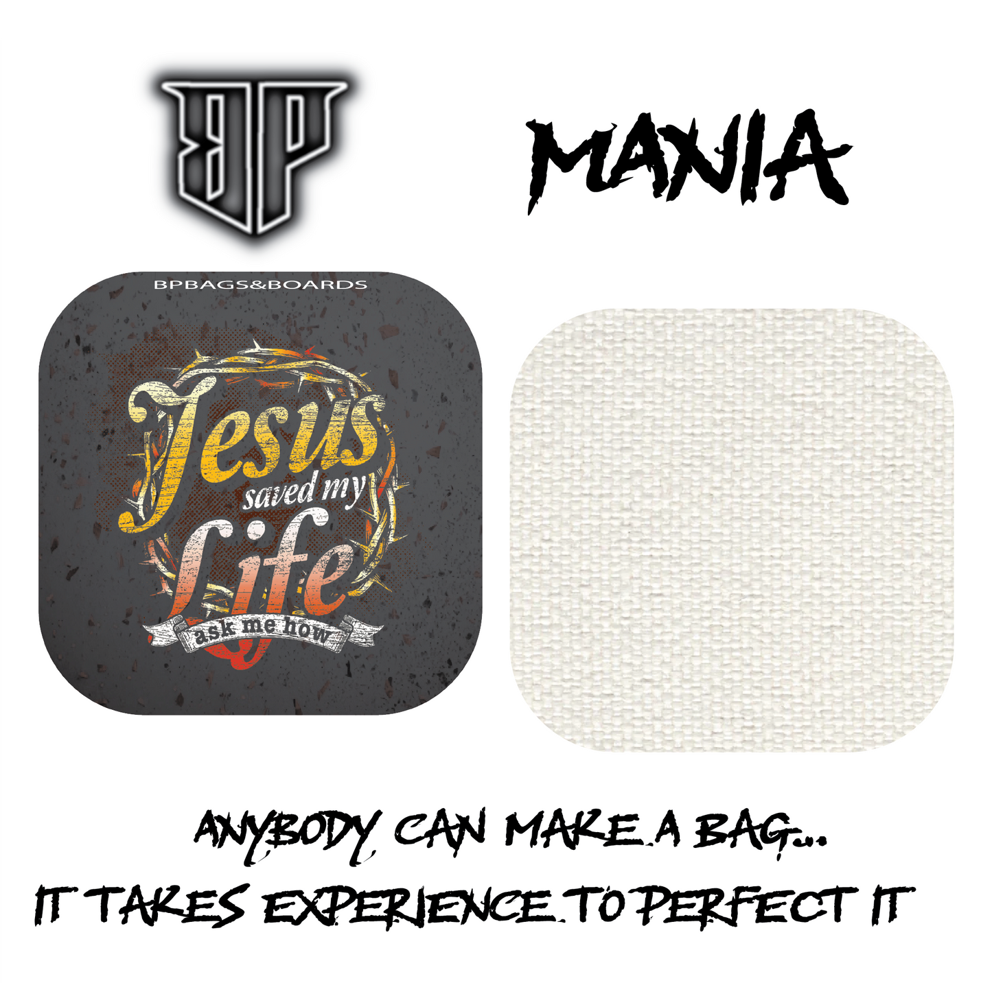 BP Mania Faith Backyard Cornhole Bags