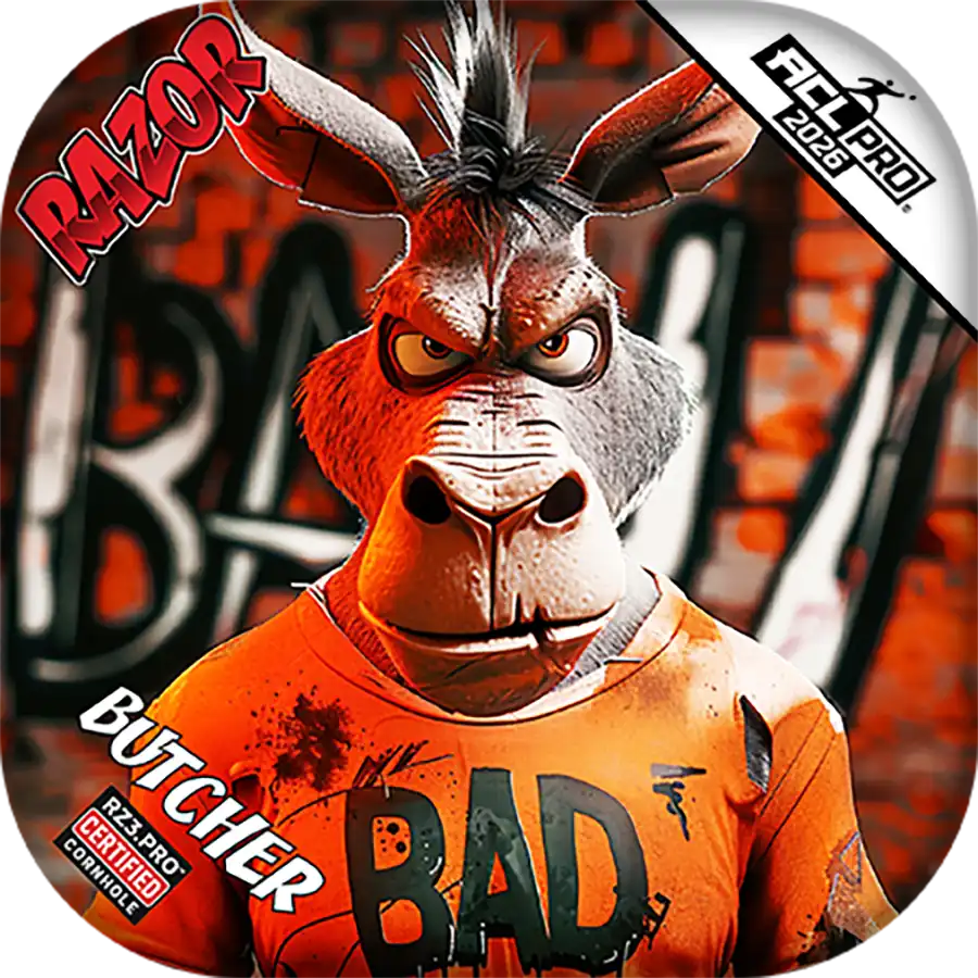 Butcher | Bad A Graffiti | ACL PRO Razor Cornhole Bags