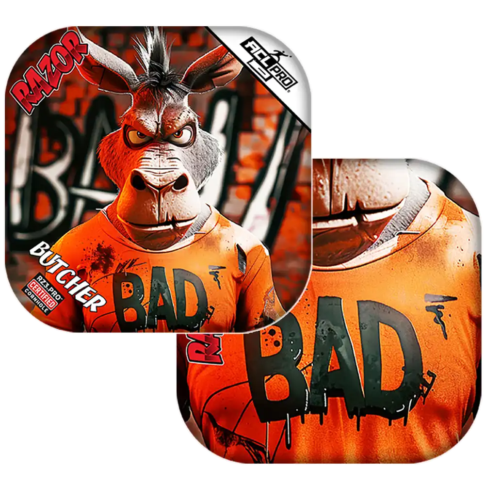 Butcher | Bad A Graffiti | ACL PRO Razor Cornhole Bags