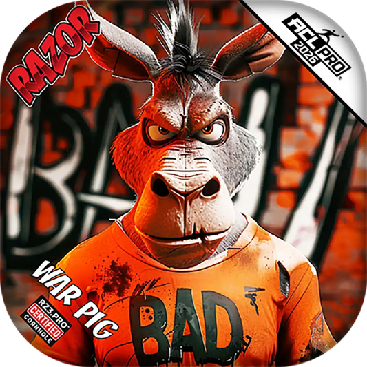 War Pig | Bad A Graffiti | ACL PRO Razor Cornhole Bags