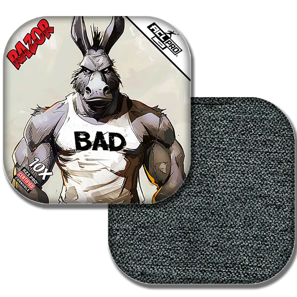 10X | Bad Ass Muscles | ACL PRO Razor Cornhole Bags