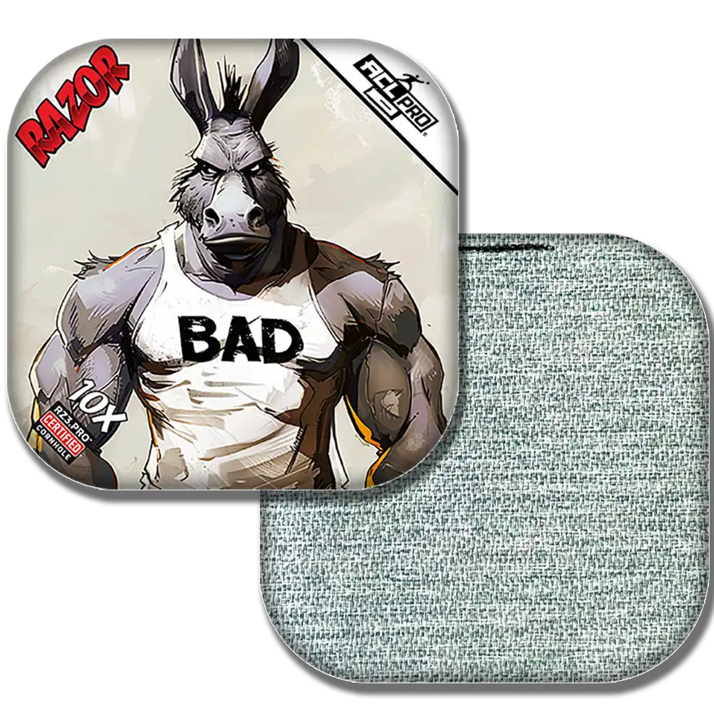 10X | Bad Ass Muscles | ACL PRO Razor Cornhole Bags
