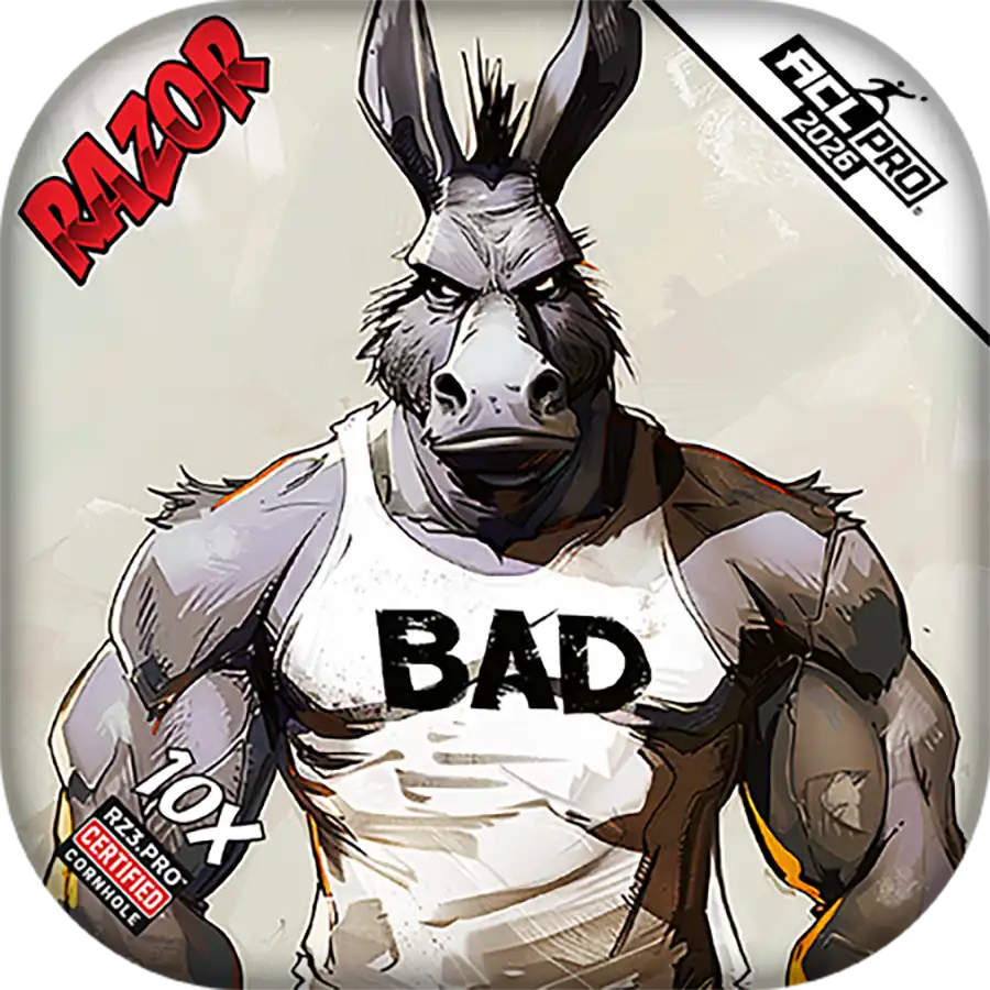 10X | Bad Ass Muscles | ACL PRO Razor Cornhole Bags