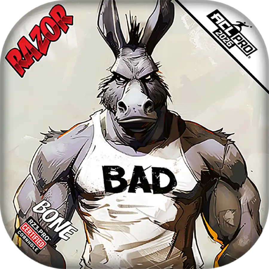 Bone | Bad Ass Muscles | ACL PRO Razor Cornhole Bags