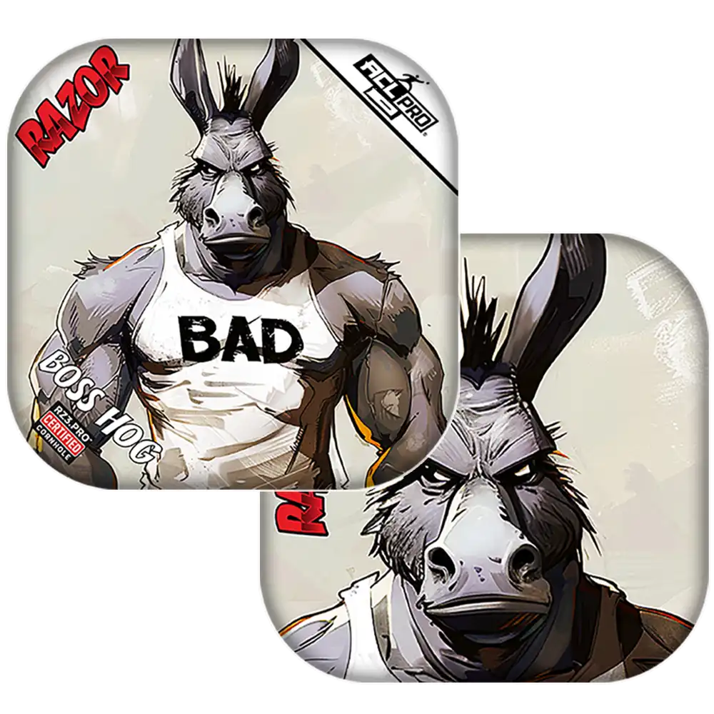 Boss Hog | Bad Ass Muscles | ACL PRO Razor Cornhole Bags