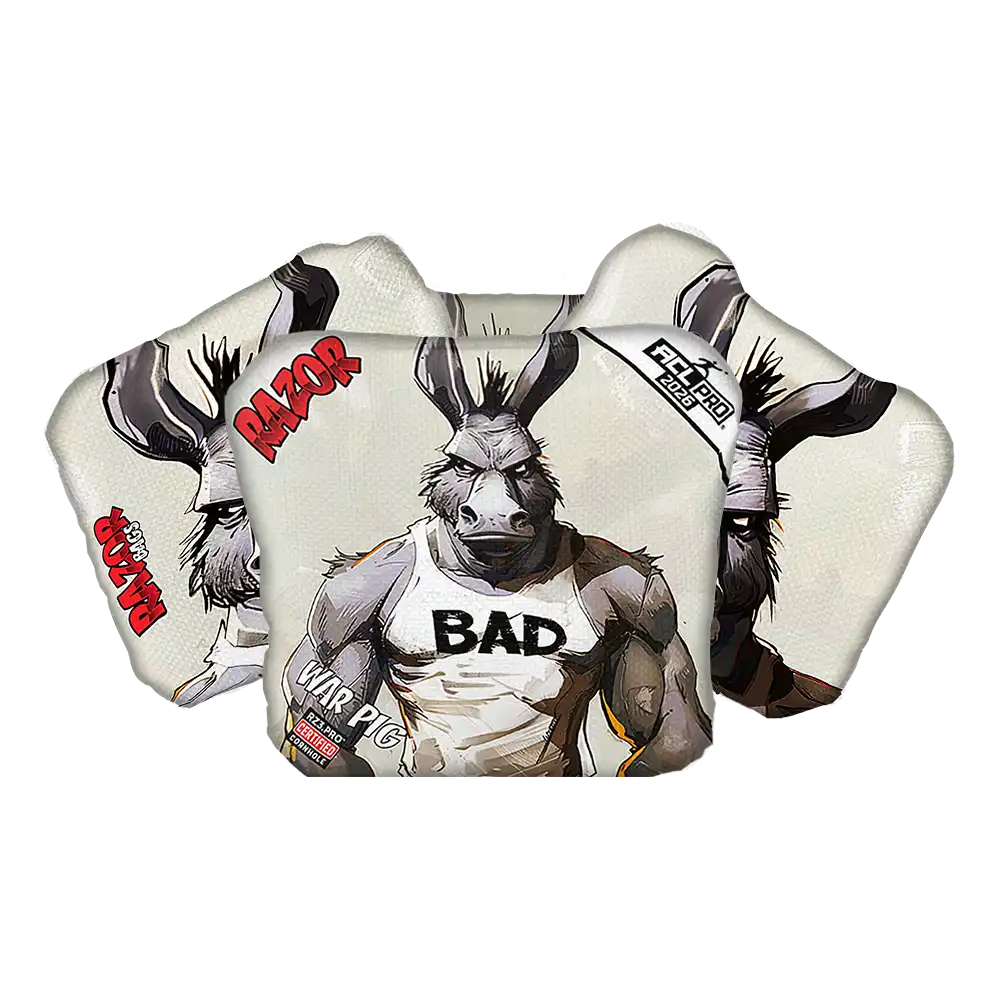 War Pig | Bad Ass Muscles | ACL PRO Razor Cornhole Bags