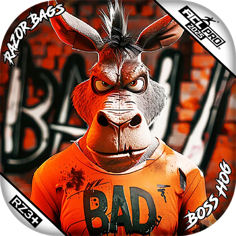 Boss Hog | Bad A Graffiti | ACL PRO Cornhole Bags by Razor Bags (Razor Cornhole)