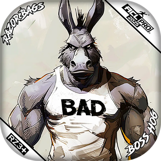 Boss Hog | Bad A Muscles | ACL PRO Cornhole Bags by Razor Bags (Razor Cornhole)