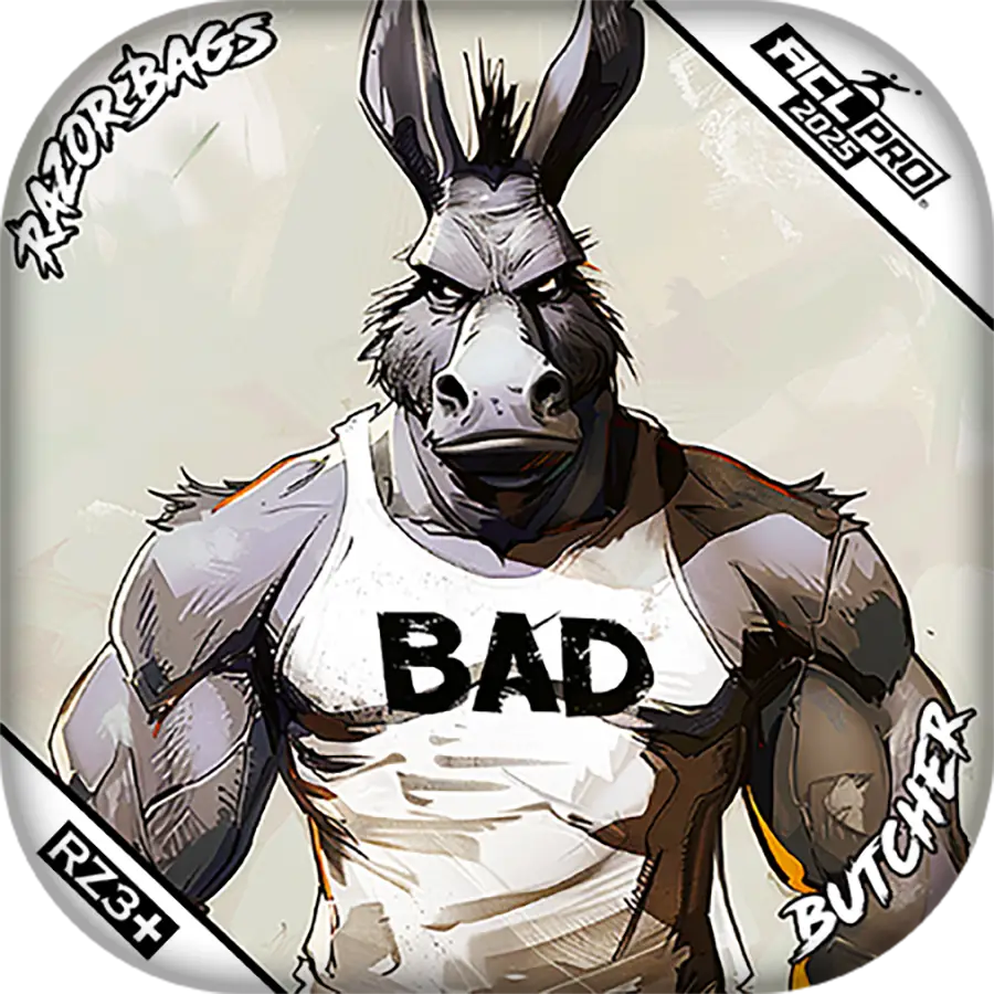 Butcher | Bad Ass Muscles | ACL PRO Razor Cornhole Bags