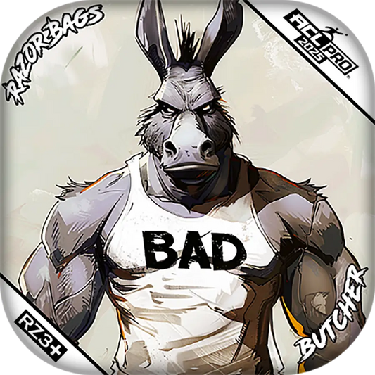 Butcher | Bad Ass Muscles | ACL PRO Razor Cornhole Bags