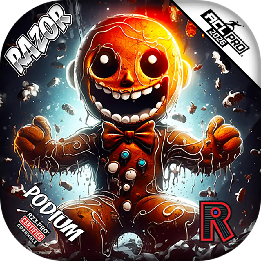 Podium | Bad Cookie | ACL PRO Razor Cornhole Bags