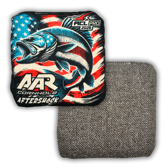 2026 AAR Aftershock Cornhole Bags - USA Fish Edition - ACL Pro Stamped - SET OF 4