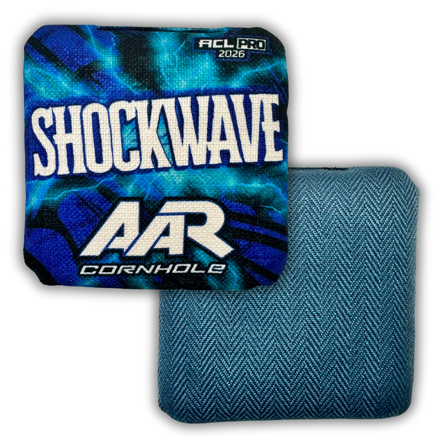 2026 AAR Shockwave Cornhole Bags - Lightning Edition - ACL Pro Stamped - SET OF 4