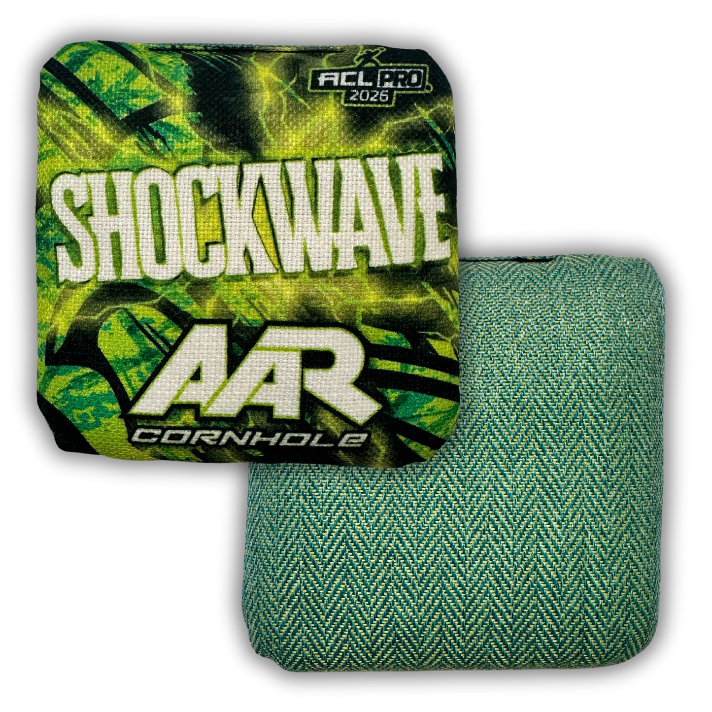 2026 AAR Shockwave Cornhole Bags - Lightning Edition - ACL Pro Stamped - SET OF 4