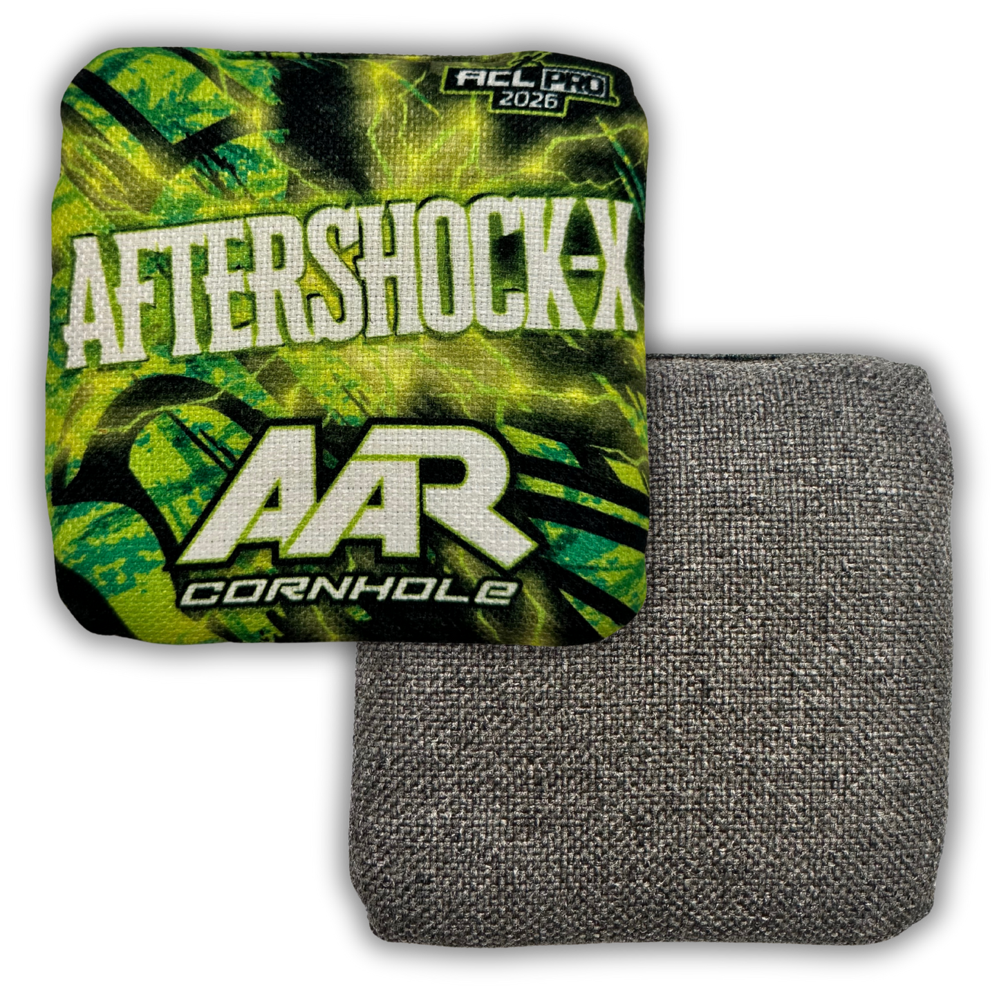 2026 AAR Aftershock-X Cornhole Bags - Lightning Edition - ACL Pro Stamped - SET OF 4