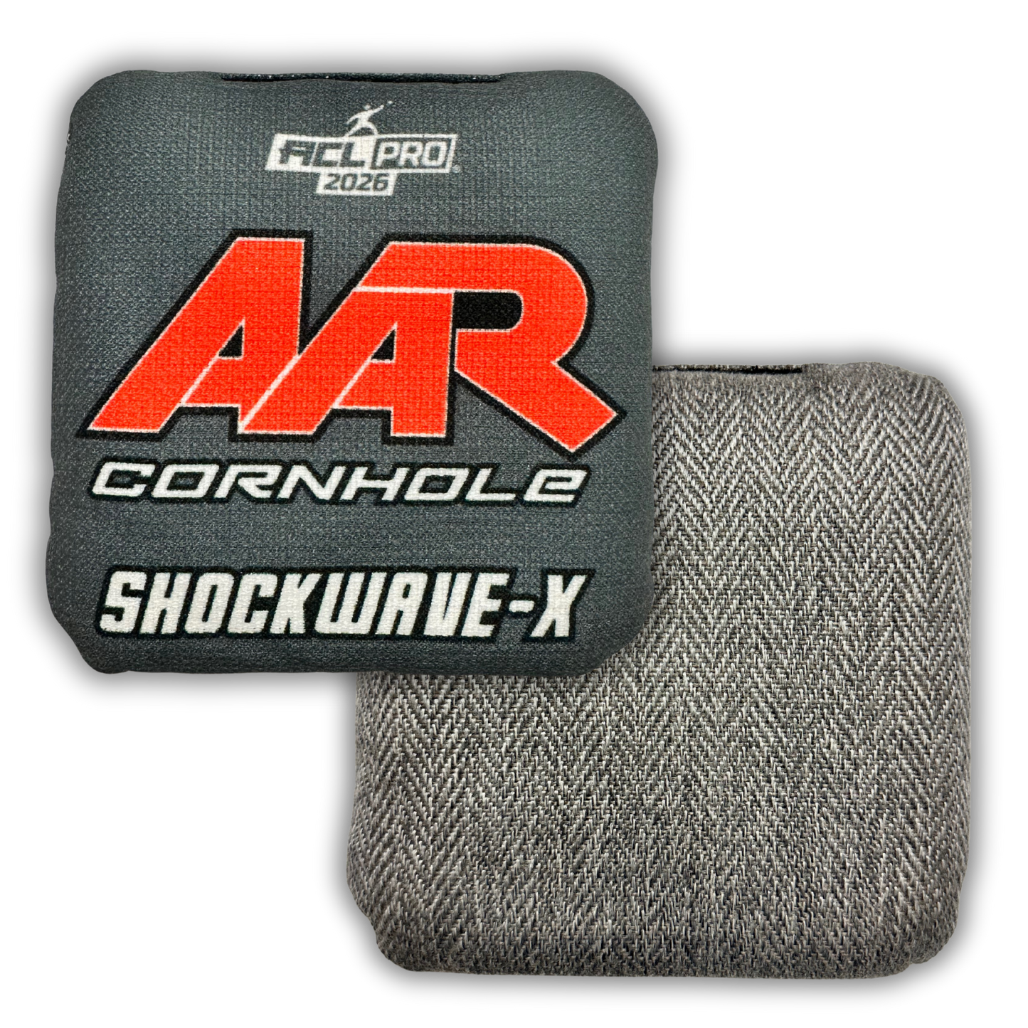 2026 AAR Shockwave-X Cornhole Bags - Solid Edition - ACL Pro Stamped - SET OF 4