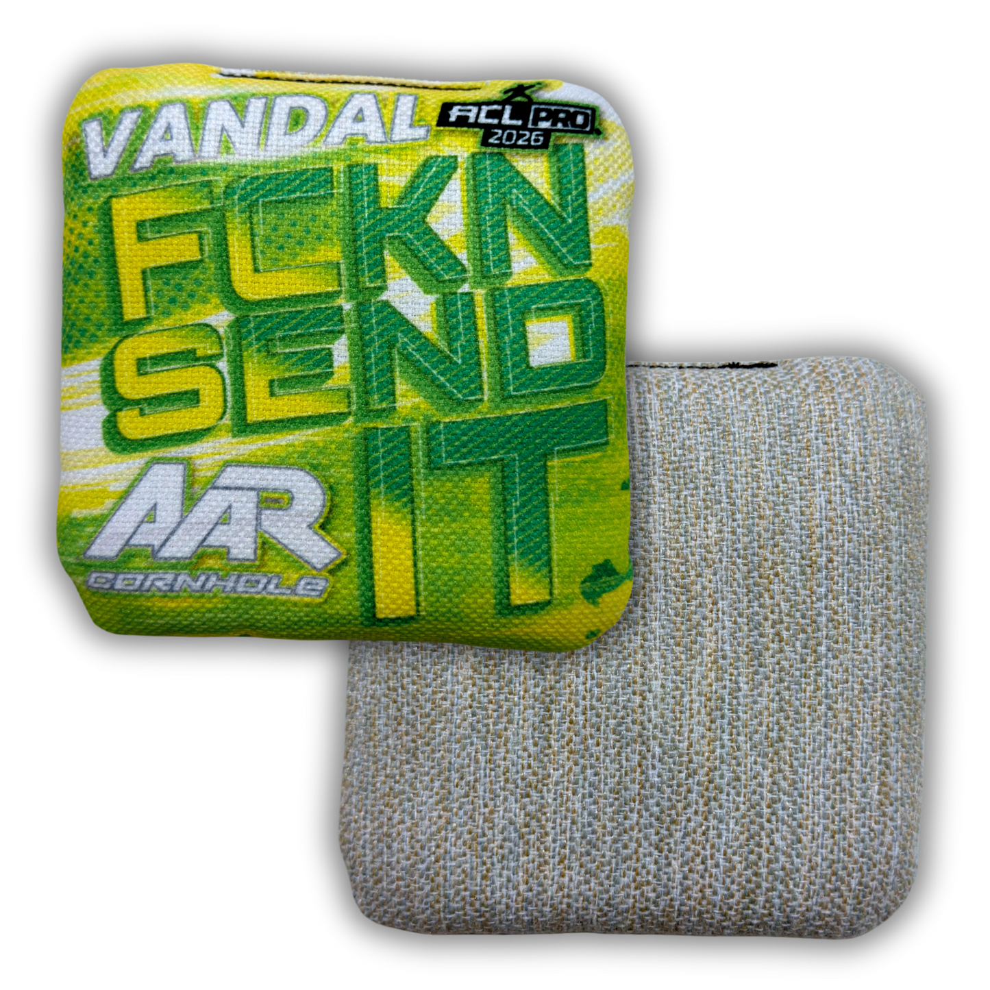 2026 AAR Vandal Cornhole Bags - FCKN SEND IT Edition - ACL Pro Stamped - SET OF 4