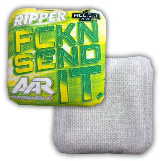 2026 AAR Ripper Cornhole Bags - FCKN SEND IT Edition - ACL Pro Stamped - SET OF 4