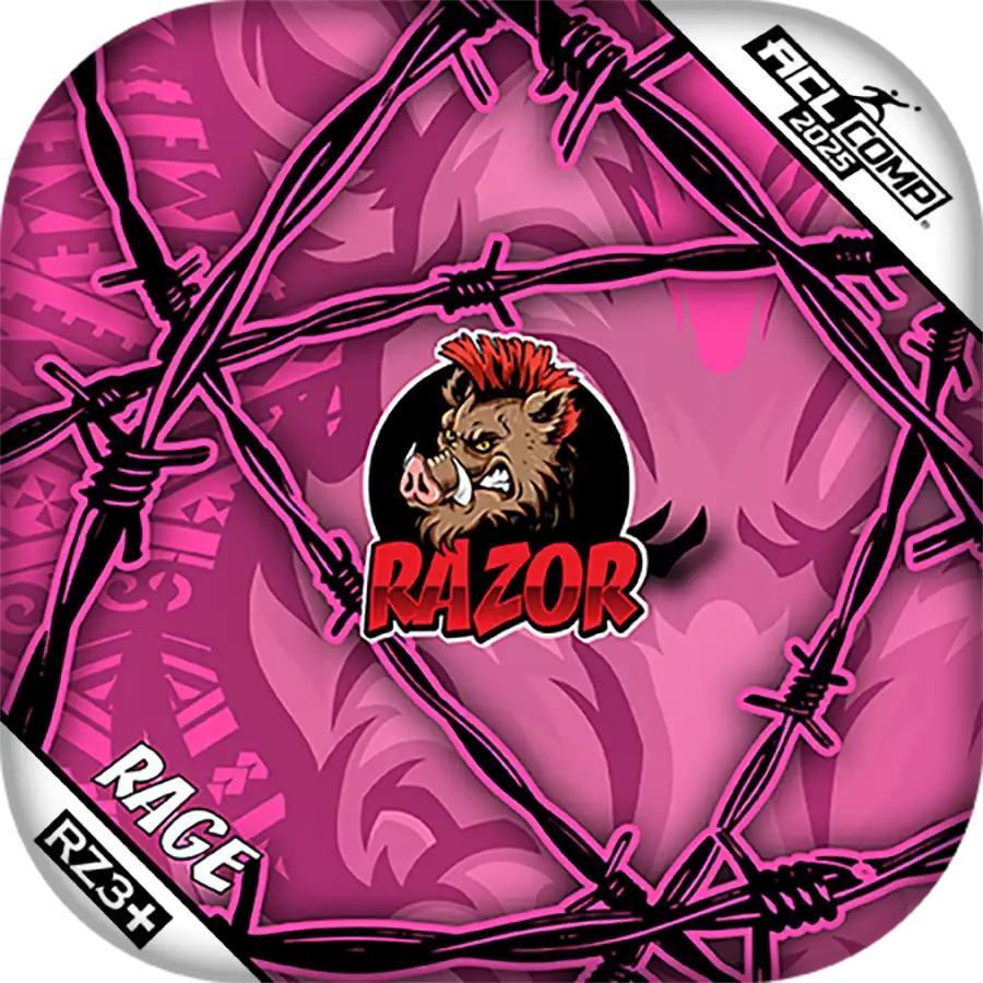 Rage | Wire Pink | ACL COMP ACL Cornhole Bags by Razor Bags (Razor Cornhole)