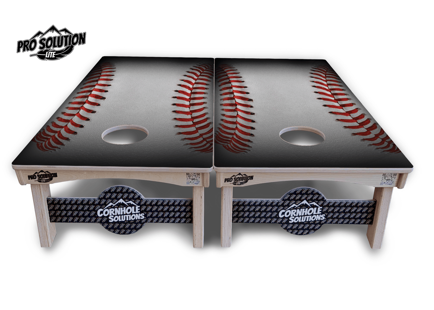 Baseball Cornhole Boards - Pro Solution Lite Series