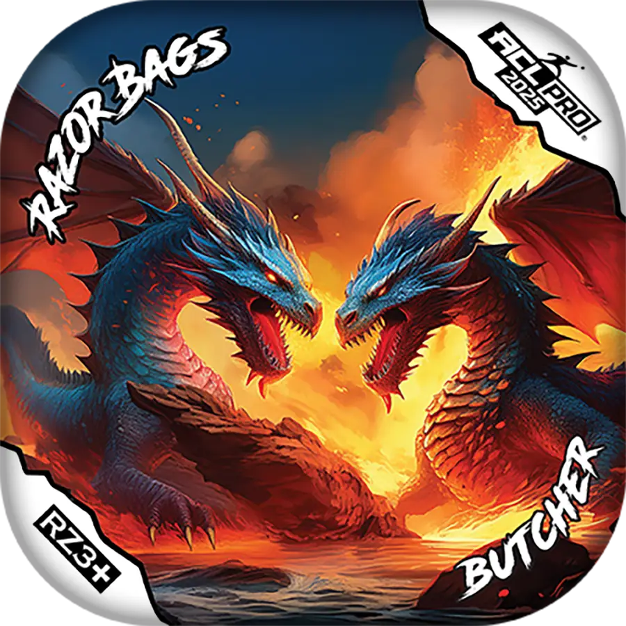 Butcher | Battle Dragons | ACL PRO Razor Cornhole Bags
