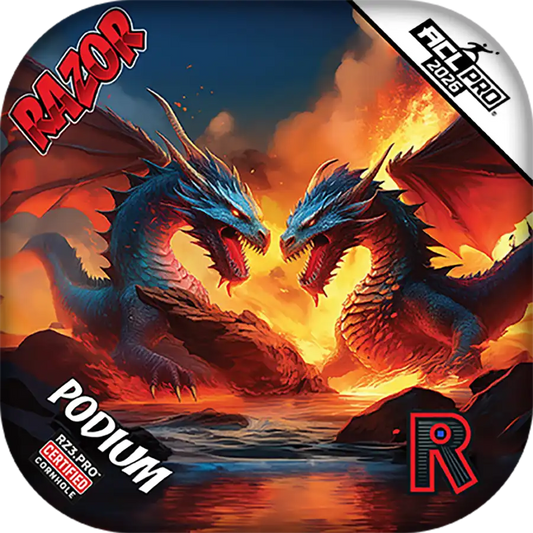 Podium | Battle Dragons | ACL PRO Razor Cornhole Bags