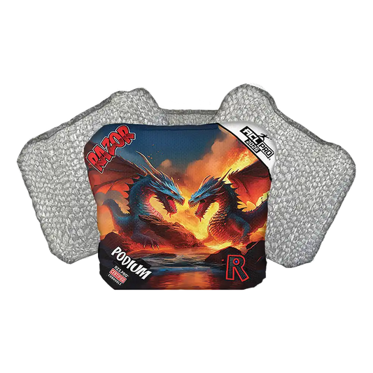 Podium | Battle Dragons | ACL PRO Razor Cornhole Bags