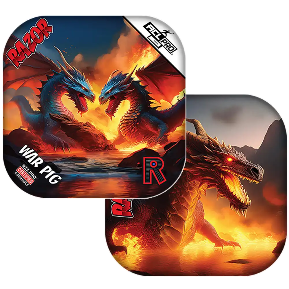 War Pig | Battle Dragons | ACL PRO Razor Cornhole Bags
