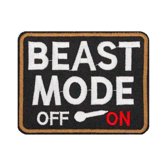 "Beast Mode" Embroidered Velcro Patch