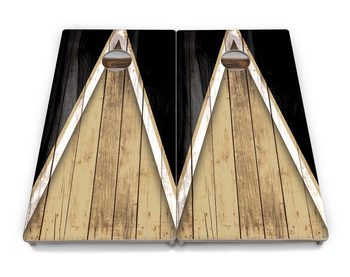 Team Color Triangle Cornhole Boards – Tournament Series