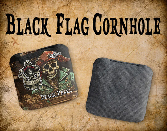 Black Flag Cornhole Bags - Black Pearl - Shipwreck