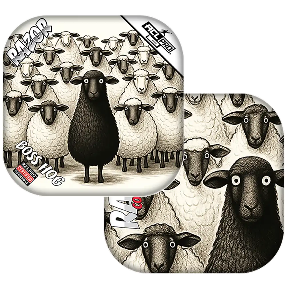 Boss Hog | Black Sheep | ACL PRO Razor Cornhole Bags