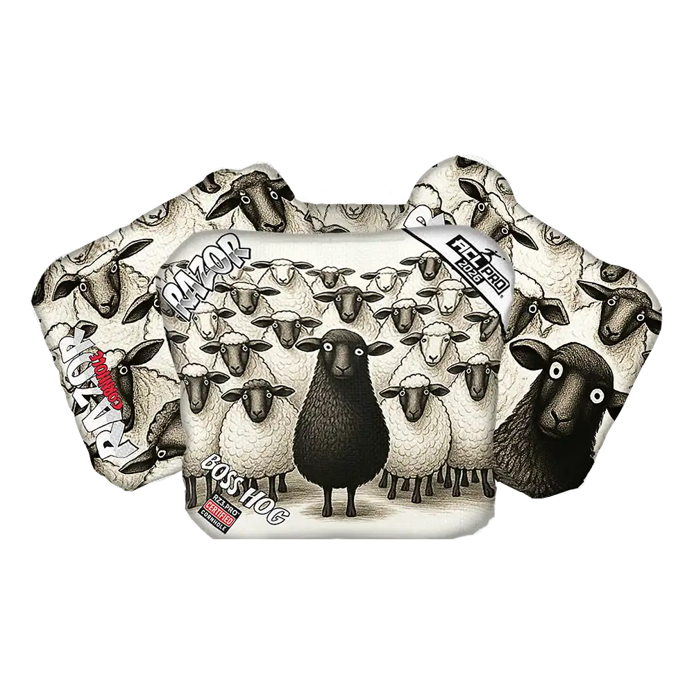 Boss Hog | Black Sheep | ACL PRO Razor Cornhole Bags