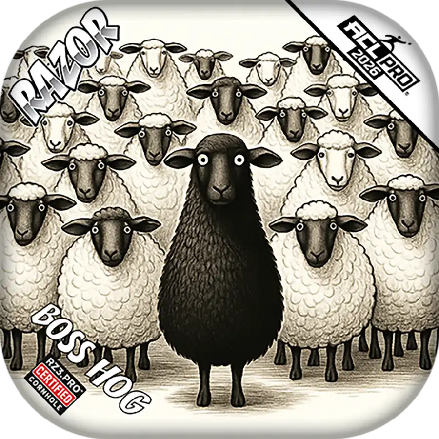Boss Hog | Black Sheep | ACL PRO Razor Cornhole Bags