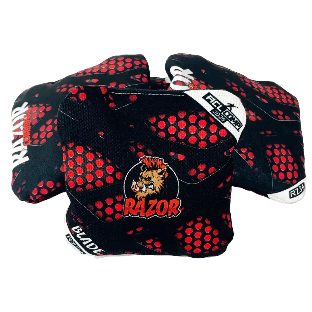 Blade | Mesh Red | ACL COMP Razor Cornhole Bags