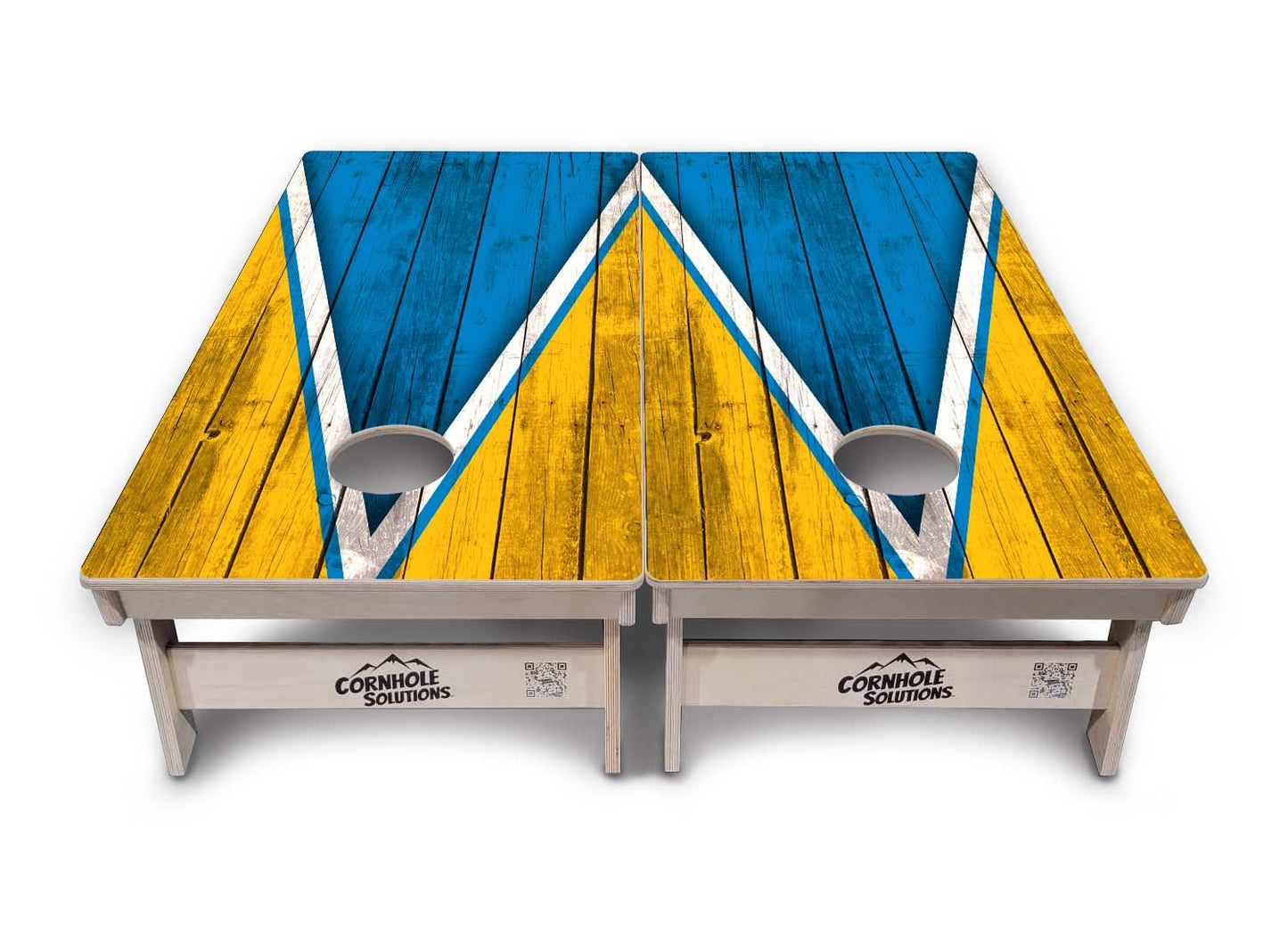 Team Color Triangle Cornhole Boards – Tournament Series