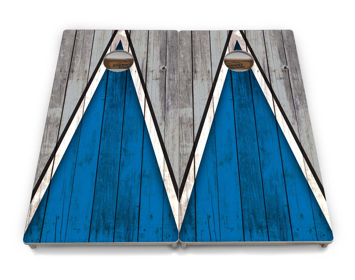 Team Color Triangle Cornhole Boards – Tournament Series
