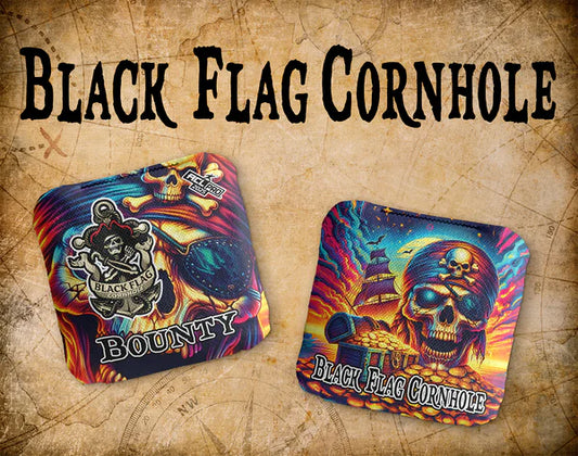 Black Flag Cornhole Bags - Bounty - Treasure Island