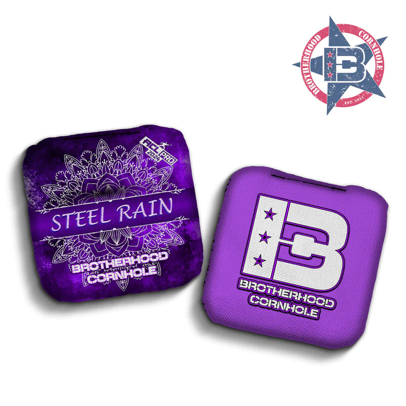 Brotherhood Cornhole Steel Rain 2024 Cornhole Bags