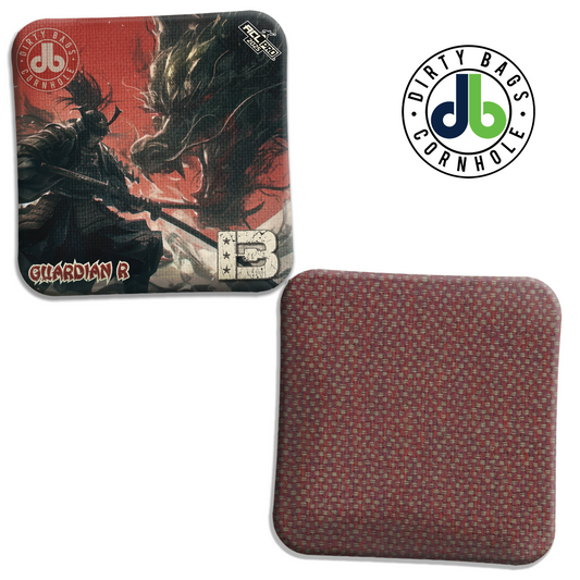 Brotherhood Cornhole Guardian - Samurai and Dragon