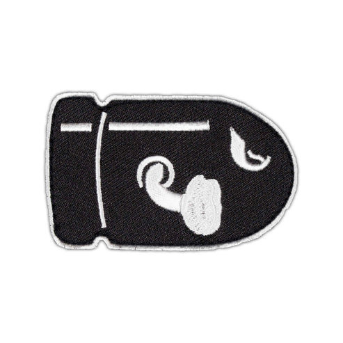 "Bullet Bill" Embroidered Velcro Patch