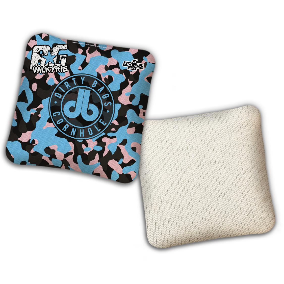 2026 BG Multiple Bag Models - "DB Camoflauge” Dirty Bags Collab - ACL Pro Stamped Cornhole Bags - SET OF 4 BAGS