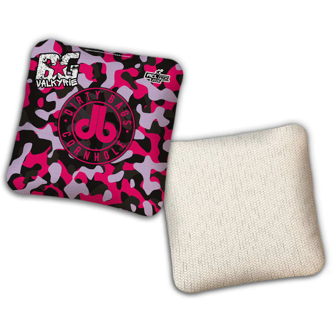 2026 BG Multiple Bag Models - "DB Camoflauge” Dirty Bags Collab - ACL Pro Stamped Cornhole Bags - SET OF 4 BAGS